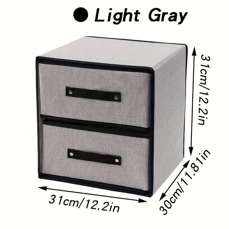 Clothes Storage Box | Minimalist Fabric Organizer for Shirts, Pants, Dresses & Seasonal Clothing