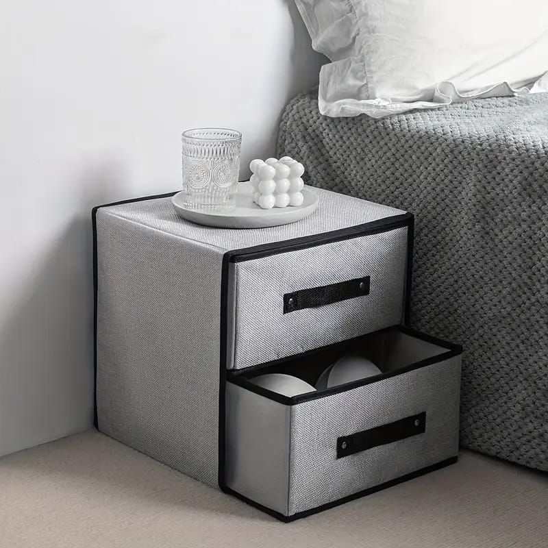 Clothes Storage Box | Minimalist Fabric Organizer for Shirts, Pants, Dresses & Seasonal Clothing